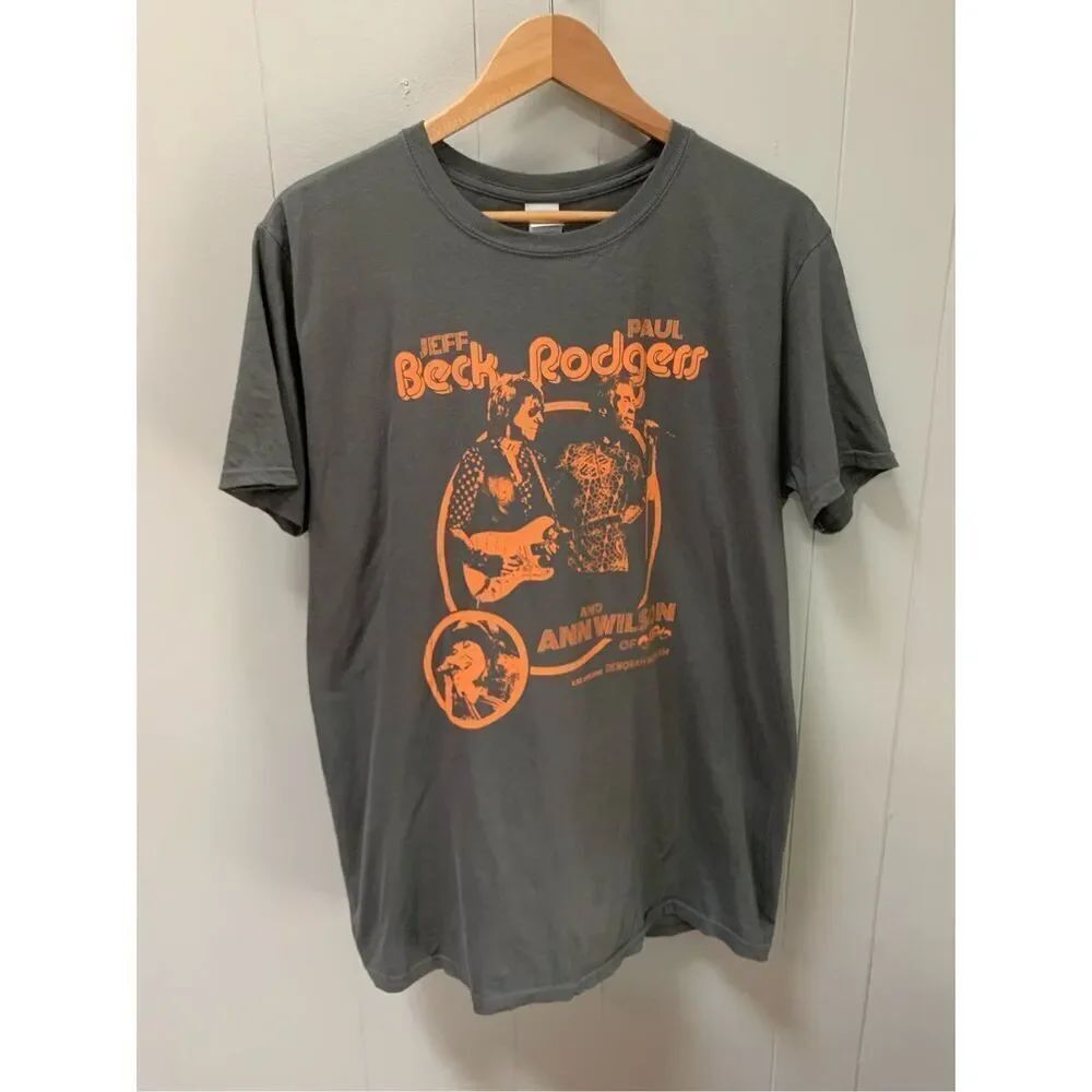Jeff Beck, Paul Rodgers & Ann Wilson 2018 Stars Align Tour Tee Large